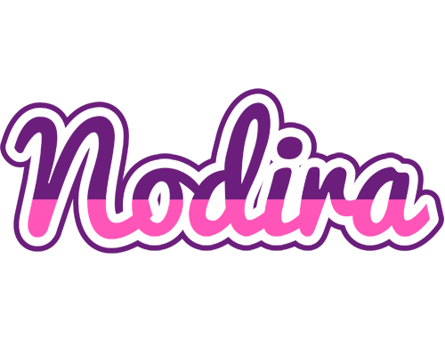 Nodira cheerful logo