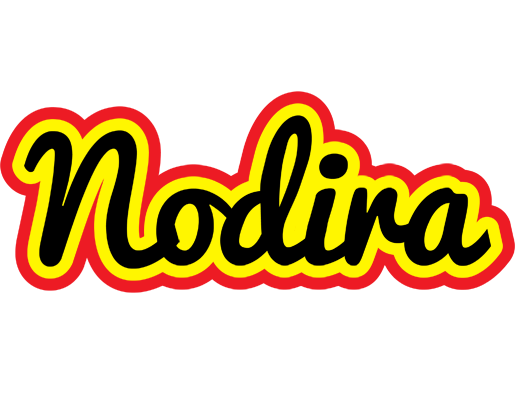 Nodira flaming logo