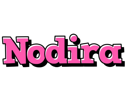 Nodira girlish logo