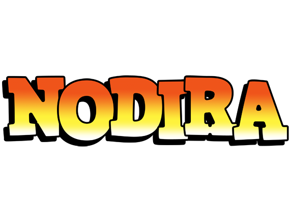 Nodira sunset logo