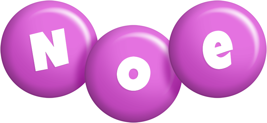 Noe candy-purple logo