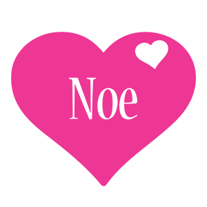 Noe love-heart logo