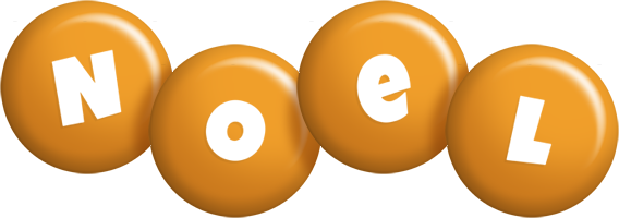 Noel candy-orange logo