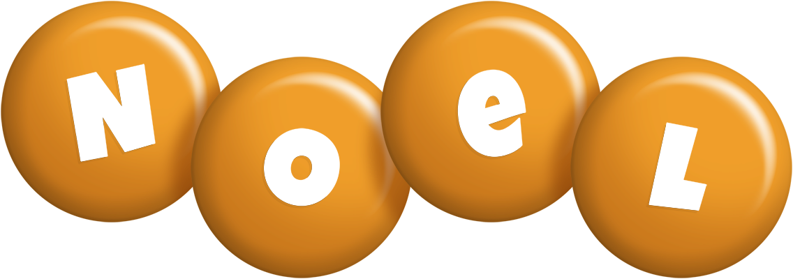 Noel candy-orange logo