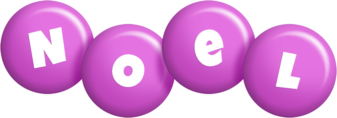 Noel candy-purple logo