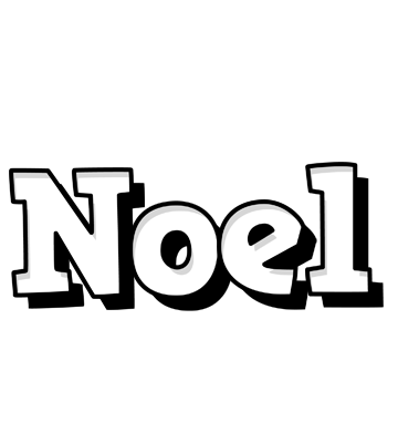Noel snowing logo
