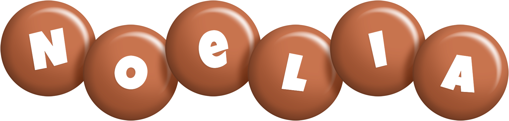Noelia candy-brown logo