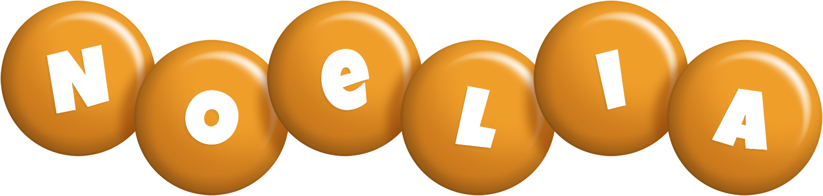 Noelia candy-orange logo