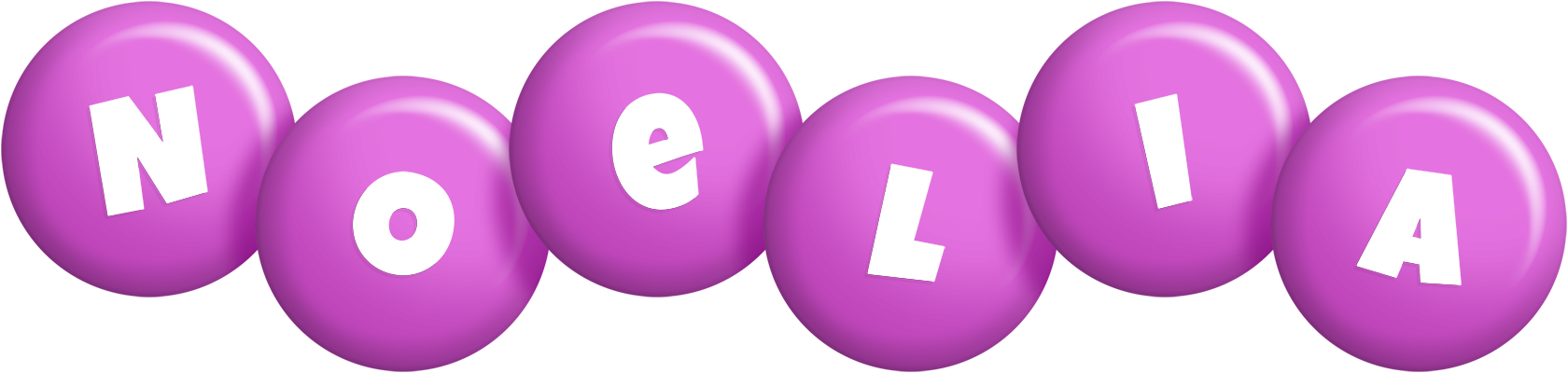Noelia candy-purple logo