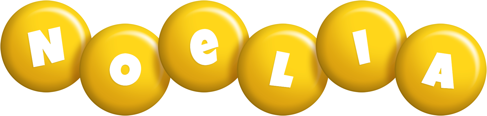 Noelia candy-yellow logo