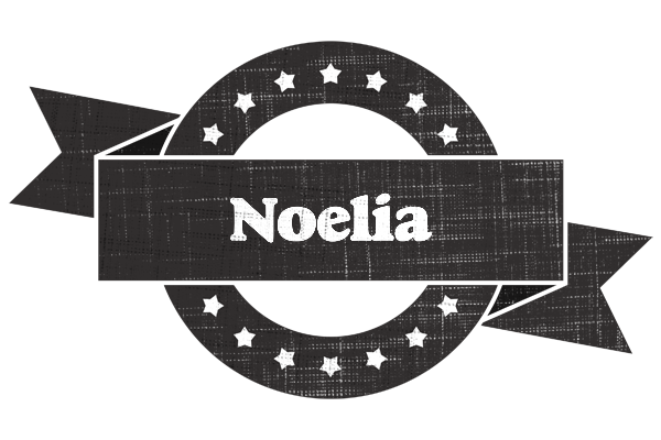 Noelia grunge logo