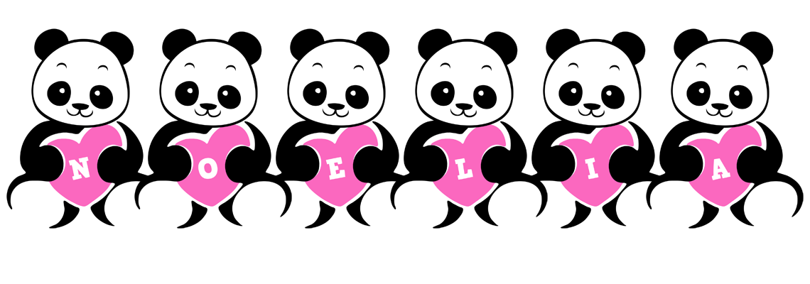 Noelia love-panda logo
