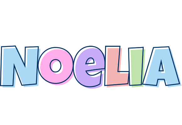 Noelia pastel logo
