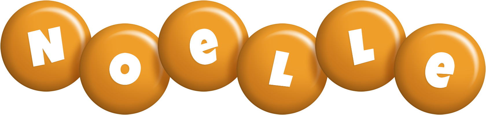 Noelle candy-orange logo