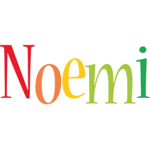 Noemi birthday logo
