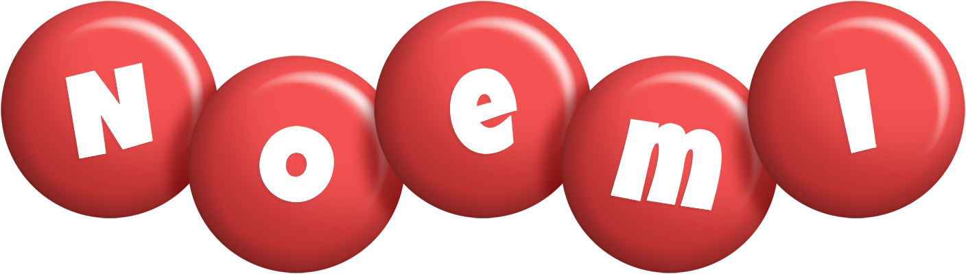 Noemi candy-red logo