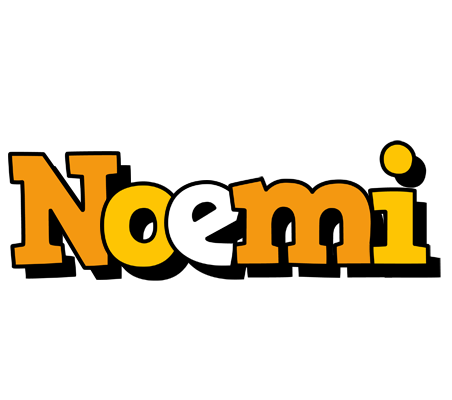 Noemi cartoon logo