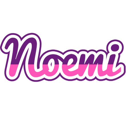 Noemi cheerful logo
