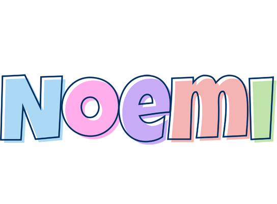 Noemi pastel logo