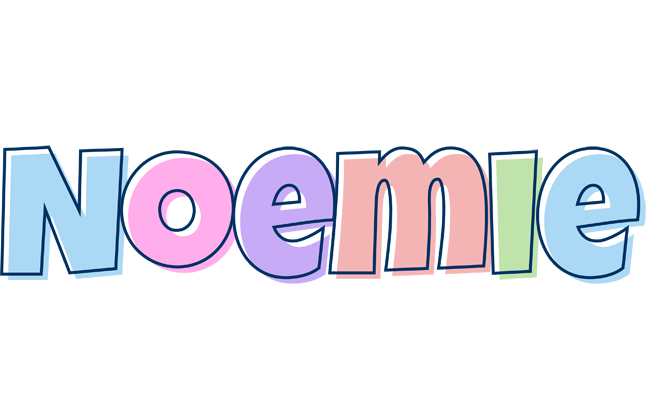 Noemie pastel logo