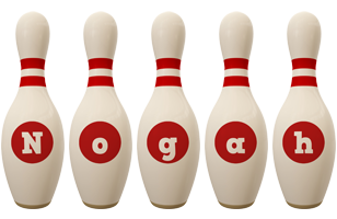 Nogah bowling-pin logo
