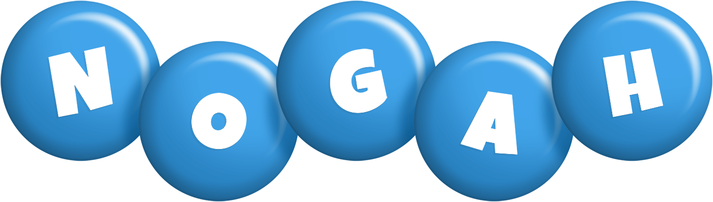Nogah candy-blue logo