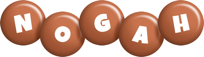 Nogah candy-brown logo