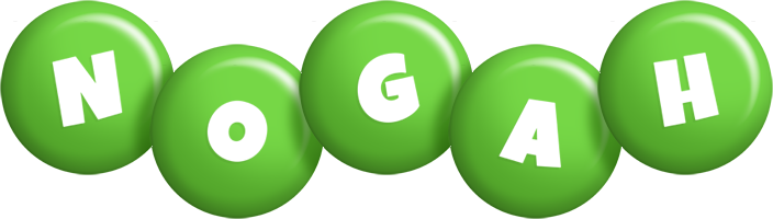 Nogah candy-green logo