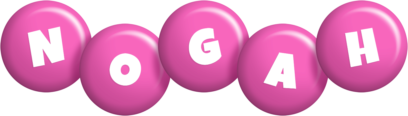 Nogah candy-pink logo