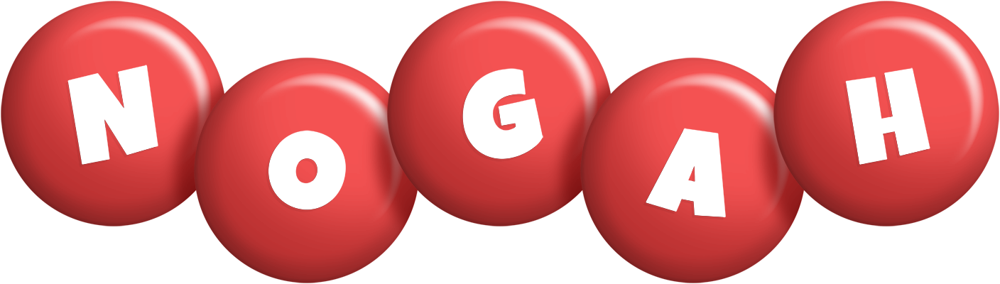 Nogah candy-red logo