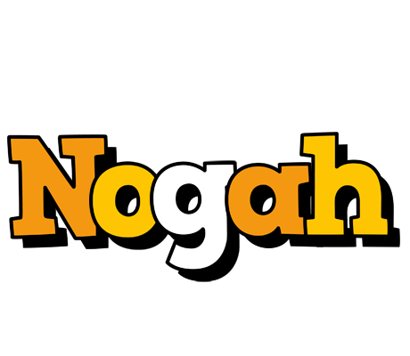 Nogah cartoon logo