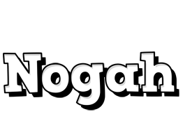 Nogah snowing logo