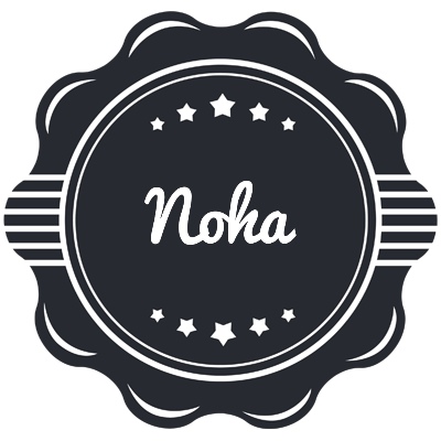 Noha badge logo