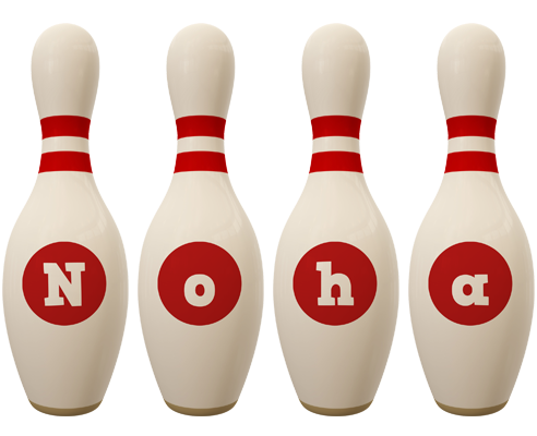 Noha bowling-pin logo