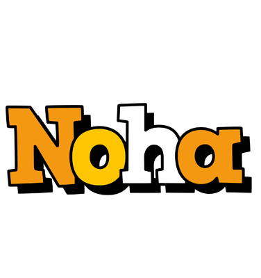 Noha cartoon logo