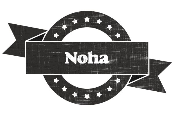 Noha grunge logo