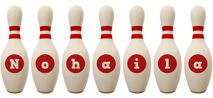 Nohaila bowling-pin logo