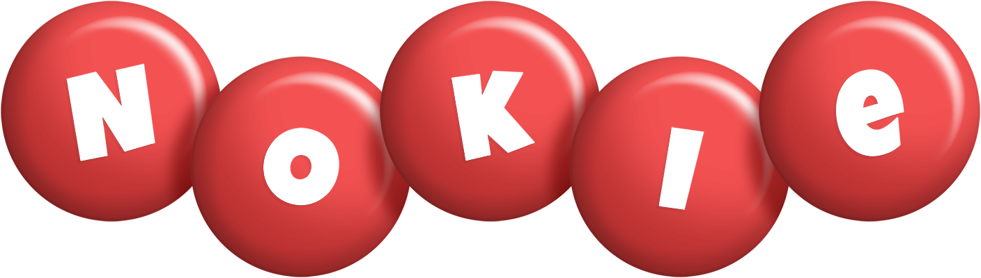 Nokie candy-red logo