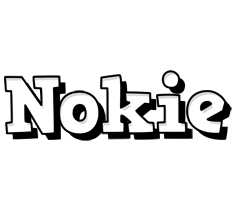 Nokie snowing logo