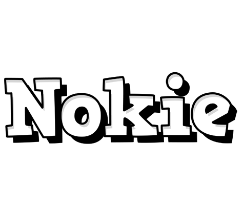 Nokie snowing logo