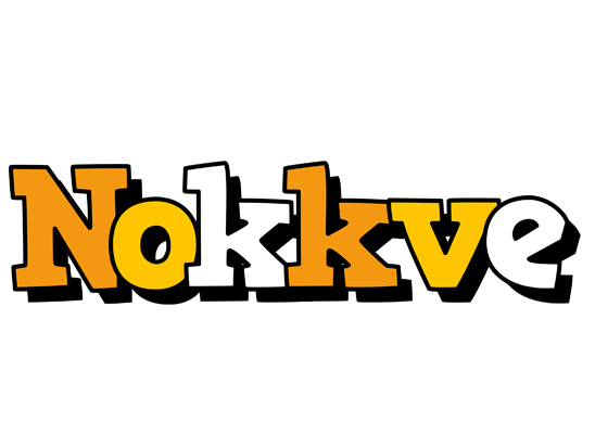 Nokkve cartoon logo