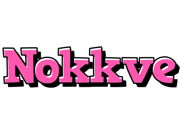 Nokkve girlish logo