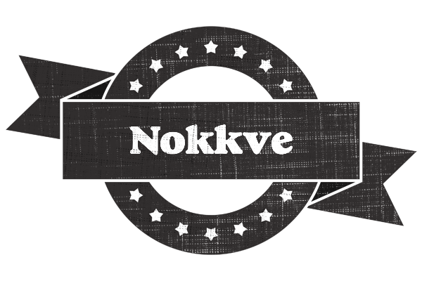 Nokkve grunge logo