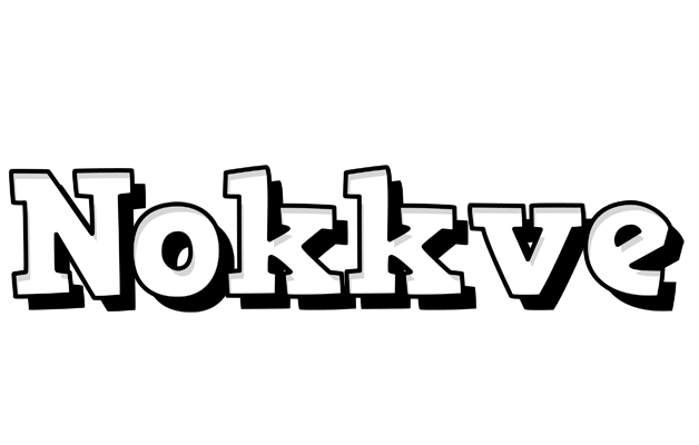 Nokkve snowing logo