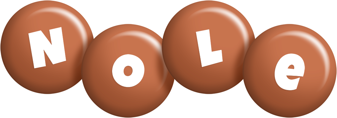 Nole candy-brown logo