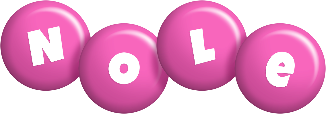 Nole candy-pink logo