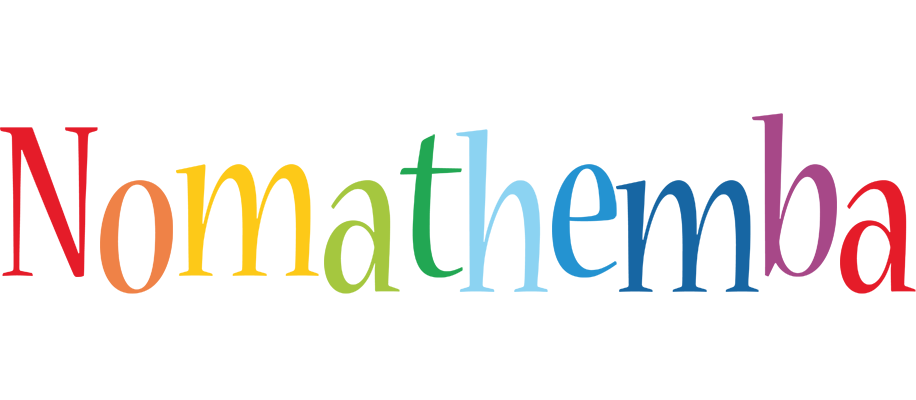 Nomathemba birthday logo