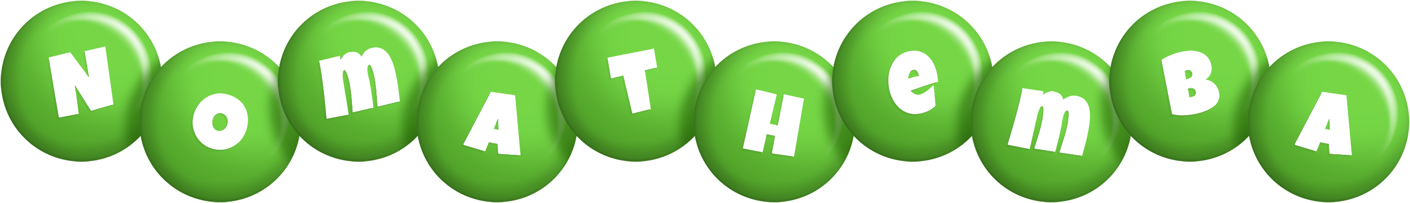 Nomathemba candy-green logo