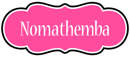 Nomathemba invitation logo