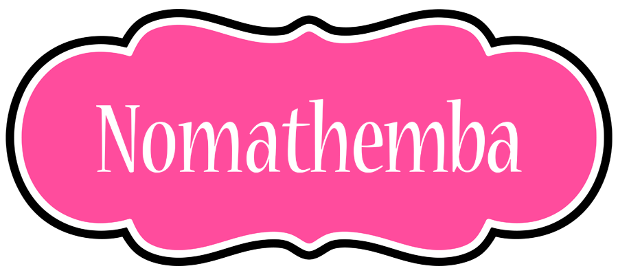 Nomathemba invitation logo